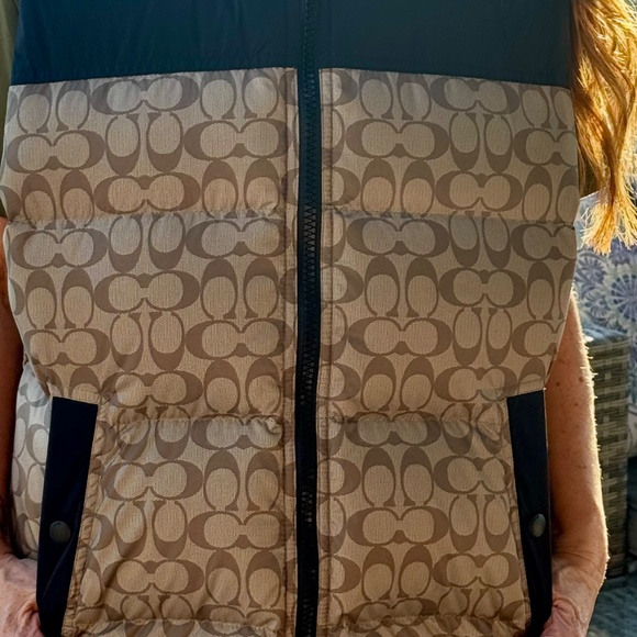 Coach Monogram Signature Down Vest - Picture 2 of 4